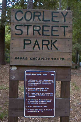 Corley Park Sign