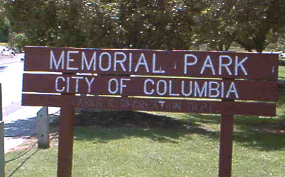 Memorial Park Sign