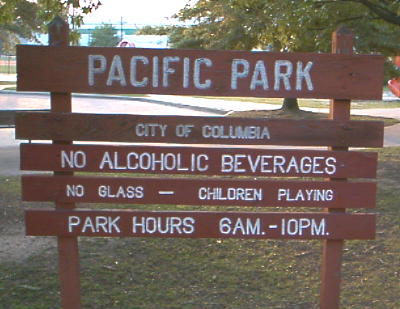 Pacific Park Sign