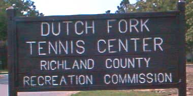 Dutch Fork Tennis Center Sign